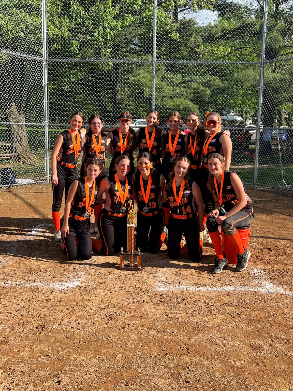 Xpress Elite 14U Orange Xpress Elite Softball